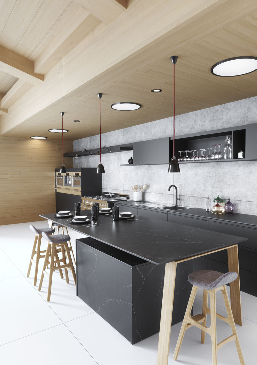 RS11279 Silestone Kitchen Europea   Eternal Charcoal Soapstone